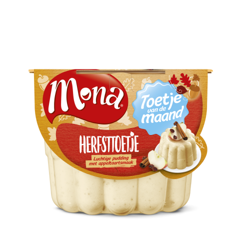 Toetje van de Maand: Luchtige pudding met appeltaartsmaak
