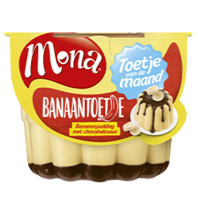 Mona toetje van de maand banaan