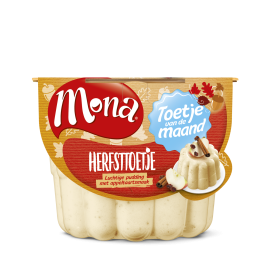 Toetje van de Maand: Luchtige pudding met appeltaartsmaak